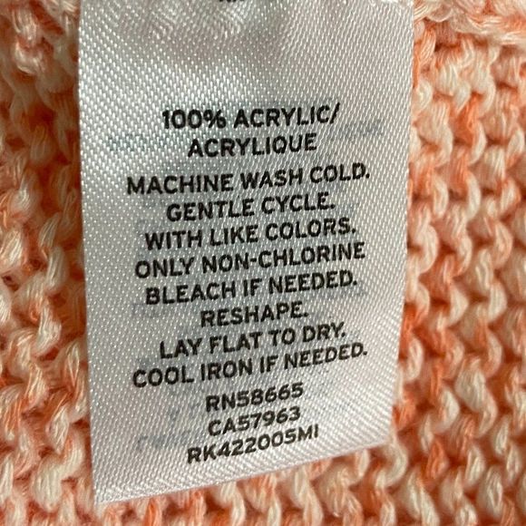 NWT ABOUND Orange Knit Crew‎ Neck Sweater - Picture 6 of 7